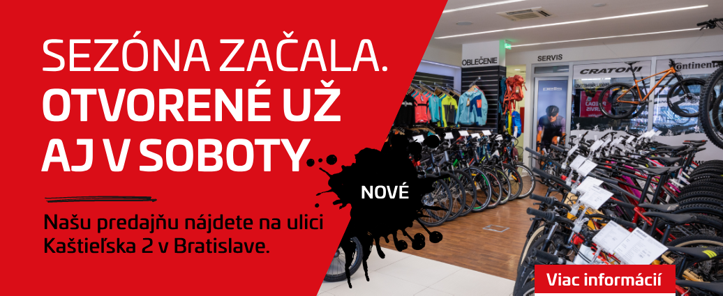 Sezóna začína. Predajňa v Bratislave otvorená aj v soboty