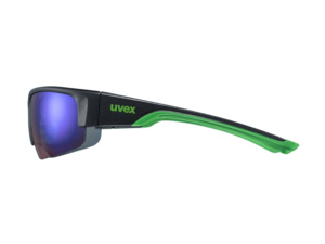 Brýle UVEX Sportstyle 215 Black Mat/Green (2716) - 2