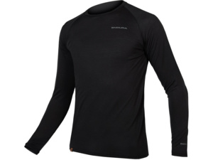 ENDURA Pánské triko s dlouhým rukávem BaaBaa Merino Black