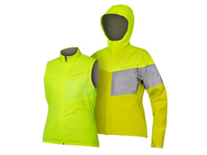 ENDURA Dámská bunda Urban Luminite 3 v 1 II Hi-Viz Yellow