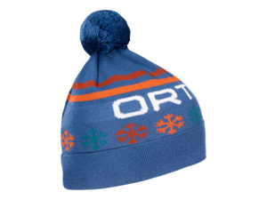 Čepice ORTOVOX Nordic knit beanie petrol blue