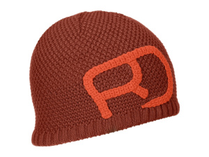 Čepice ORTOVOX Rock'n'wool beanie clay orange