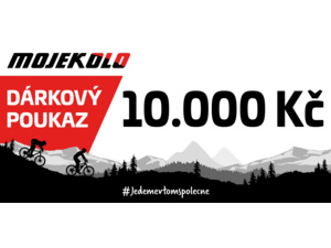 Dárkový poukaz MOJEKOLO 10000 Kč