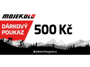 Dárkový poukaz MOJEKOLO 500 Kč