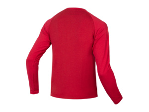 Tričko s dlouhým rukávem ENDURA One Clan Raglan Rust Red back