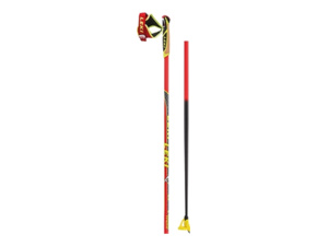 Běžecké hole LEKI HRC max Neonred/Antracite-Black-White-Neonyellow