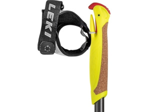 Dětské běžecké hole LEKI XTA 5.5 Black/Neonyellow/Daranthracite