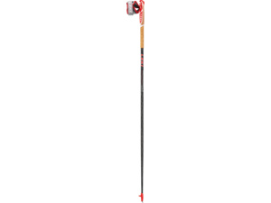 Trekingové hole LEKI Vertical K Visiblecarbon-Fluorescent Red-White