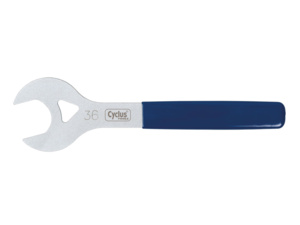 CYCLUS TOOLS head set spanner 36 mm, handle with plastic coating