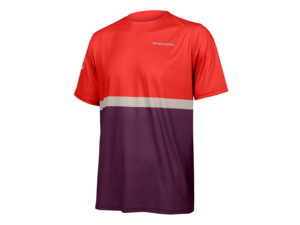 Dres ENDURA SingleTrack Core Tee II Aubergine