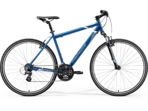 MERIDA Crossway 10-V Blue (Steel Blue/White)