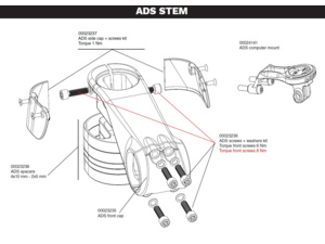 Představec LOOK Ads (From Jan 22) Aero Design Stem -10° Glossy