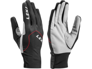 Rukavice LEKI Nordic Skin Black-Red-Graphite