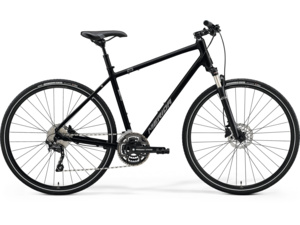 MERIDA Crossway 300 Glossy Black (Matt Silver)