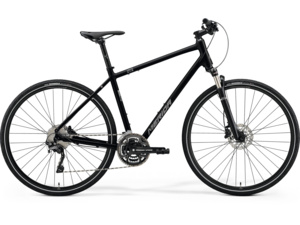 MERIDA Crossway 500 Glossy Black(Matt Silver)