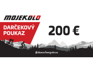 Darčekový poukaz MOJEKOLO 200€