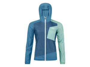 Dámská bunda ORTOVOX Windbreaker Petrol Blue