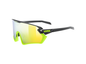 Brýle UVEX Sportstyle 231 2.0 Black-yellow/Mirror yellow