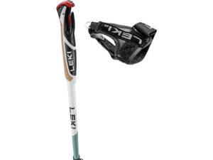 Nordic walking hole LEKI Spin Shark SL, White-Smokegreen 100-130 cm