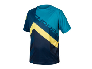 Dres ENDURA SingleTrack Print Tee LTD Blueberry