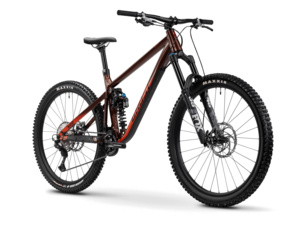 GHOST Riot EN Pro 27.5 Metallic Dark Brown/Metallic Bright Orange Matt - S