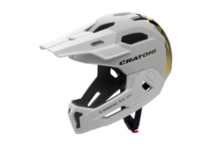 Dětská helma CRATONI C-Maniac 2.0 MX JR. White/Gold Matt