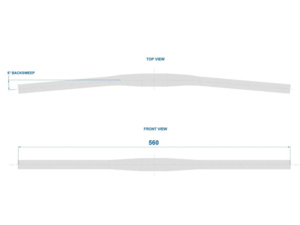 Řidítka RITCHEY Classic Flat 560mm