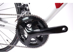 LOOK 765 Optimum 2 Disc Metallic Silver True Blood Satin 105 Mix 12 Shimano Wh-RS171