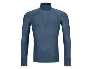 Tričko s dlouhým rukávem ORTOVOX 230 Competition Zip Neck Petrol Blue