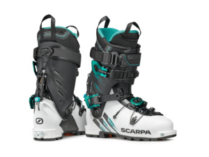 Dámské skialpové boty SCARPA Gea RS 5.0 White/Black/Emerald