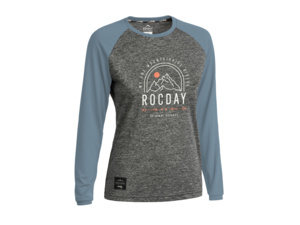 Dámský dres s dlouhým rukávem ROCDAY Camber Melange/Slate Gray