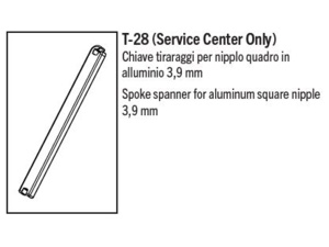 Servis FULCRUM Tool 3,9 mm squared nipples (S.C. Only)