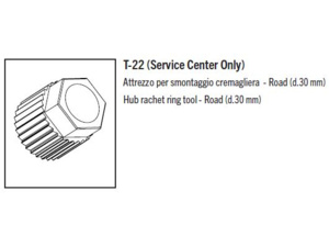 Servis FULCRUM hub ratchet ring tool - ROAD