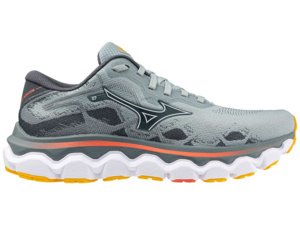 Dámské běžecké boty MIZUNO Wave Horizon 7 - Gray Mist/White/Hot Coral