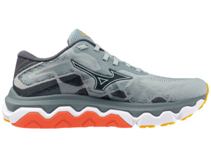 Dámské běžecké boty MIZUNO Wave Horizon 7 - Gray Mist/White/Hot Coral