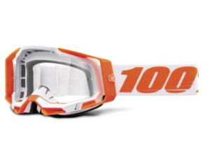 Brýle 100% Racecraft 2 Orange/Clear Lens