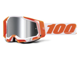 Brýle 100% Racecraft 2 Orange/Mirror Silver Flash Lens