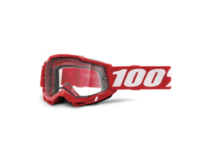 Brýle 100% Accuri 2 Enduro MTB Neon/Red/Clear Lens