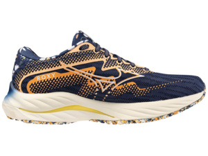 Dámské běžecké boty MIZUNO Wave Rider 27 ( Roxy )  - Naval Academy/White/Peach Fuzz