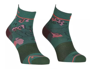 Dámské Ponožky ORTOVOXAlpine Light Quarter Socks Women's Pacific Green