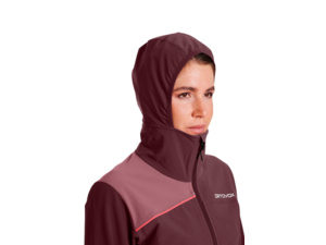 Dámská Bunda ORTOVOX Pala Hooded Jacket Women's Aquatic Ice