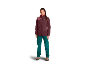 Dámská Bunda ORTOVOX Pala Hooded Jacket Women's Wild Berry