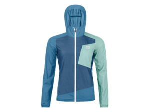 Dámská Bunda ORTOVOX Windbreaker Jacket Women's Petrol Blue