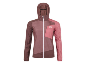 Dámská Bunda ORTOVOX Windbreaker Jacket Women's Mountain Rose