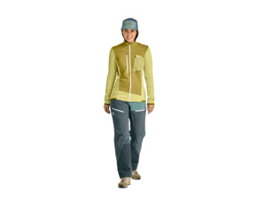 Dámská Mikina ORTOVOX Fleece Grid Jacket Women's Deep Ocean