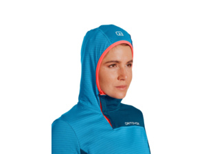 Dámská Mikina ORTOVOX Fleece Light Grid ZN Hoody Women's Ice Waterfall