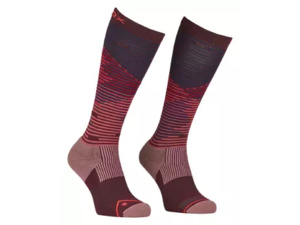 Dámské Ponožky ORTOVOX All Mountain Long Socks Women's Winetasting