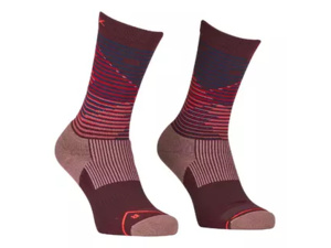 Dámské Ponožky ORTOVOX All Mountain Mid Socks Women's Winetasting