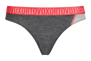 Dámské Spodní prádlo ORTOVOX 150 Essential Thong Women's Dark Grey Blend