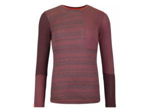 Dámské Spodní prádlo ORTOVOX 185 Rock'N'Wool Long Sleeve Women's Mountain Rose